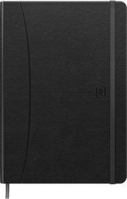 Oxford A5 Notepad 160 Sheets Ruled with Hard Cover Black