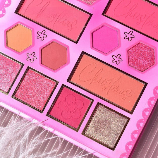 Makeup Palette Kevinandcoco 20 Colors Pink Girl Eyeshadow Blush Pink