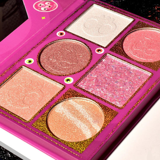 Paletă Highlighter Alista Home 6 Nuanțe Halloween Culori Calde Dreptunghiular 160g Durată de Viață 24 Luni 17.4x11.5x1.3 Cm Variantă A Nude-rose