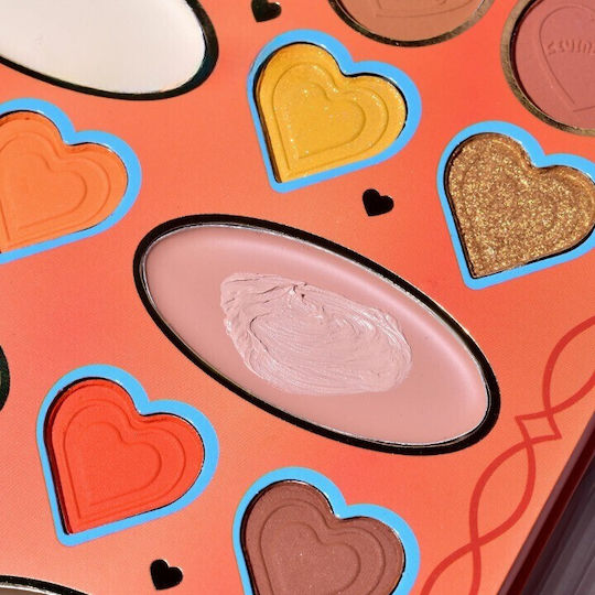 Makeup Palette Kevinandcoco 20 Colors Orange Girl Eyeshadow Blush Orange