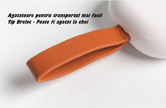 Cutie Pentru Depozitarea Medicamentelor Alista Home Portabilă 3 Compartimente Tip Breloc Plastic Glisantă Albă 10.7x3.6x1.6 Cm