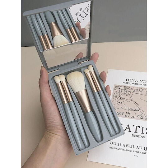 Alista Home Set Profesional cu Pensule de Machiaj pentru Fundația 5 Bucăți