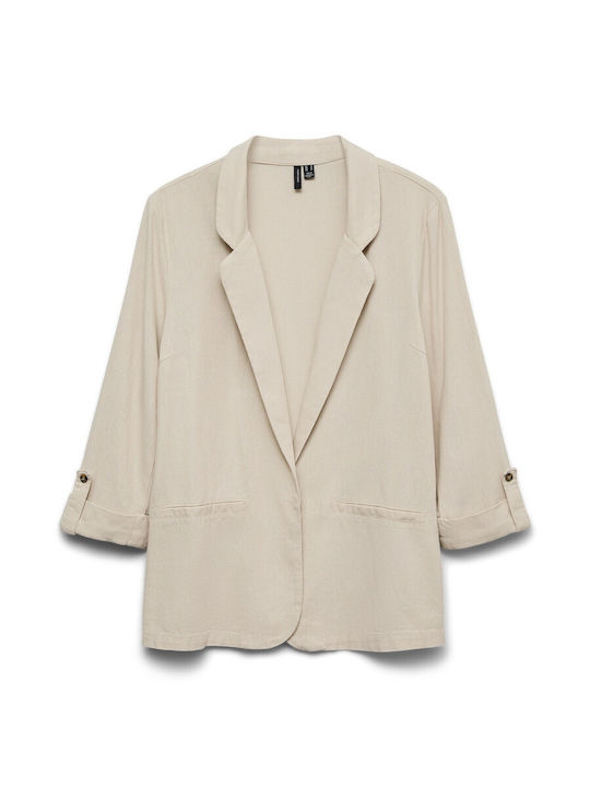 Vero Moda Женски Сако Сребрист