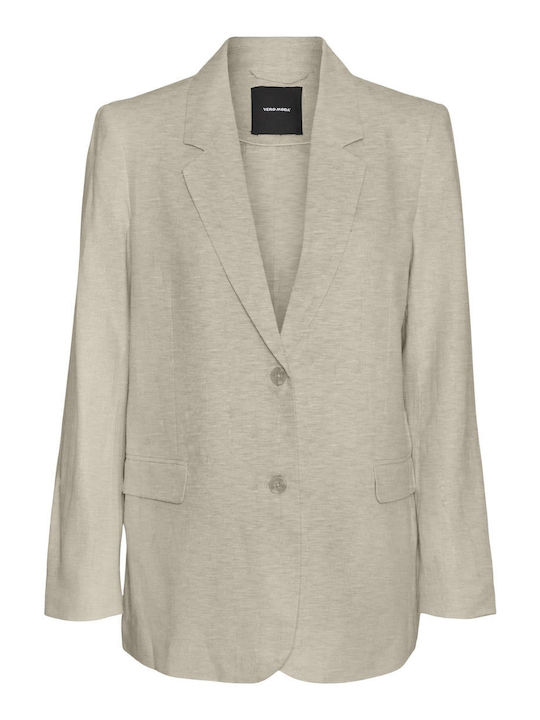 Vero Moda Γυναικείο Σακάκι Oatmeal