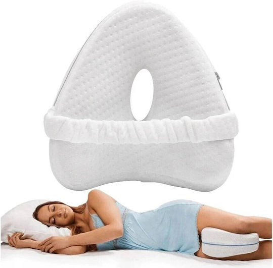 Alista Home Pernă Medicală Pentru Înapoi Din Spumă De Memorie 25x23x13cm Albă