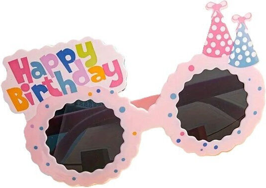 Ochelari Decorativi Alista Home Party Din Abs Unisex Design La Mulți Ani Roz 13.5 X 8.5 Cm