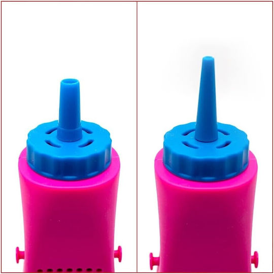 Pompa Electrică De Umflare Baloane Din Plastic Alimentată La Rețea 10,5 X 10,5 X 21 Cm Portabilă Roz