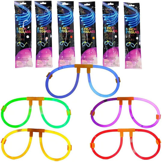 Decorative Glasses Alista Home Plastic Fluorescent Party Accessory Pink