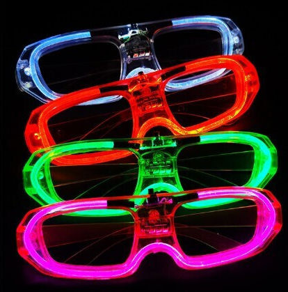 Ochelari Led Pentru Petreceri Alista Home Neon Model Plastic 3 Moduri De Iluminare Mărime Unică Multicolor