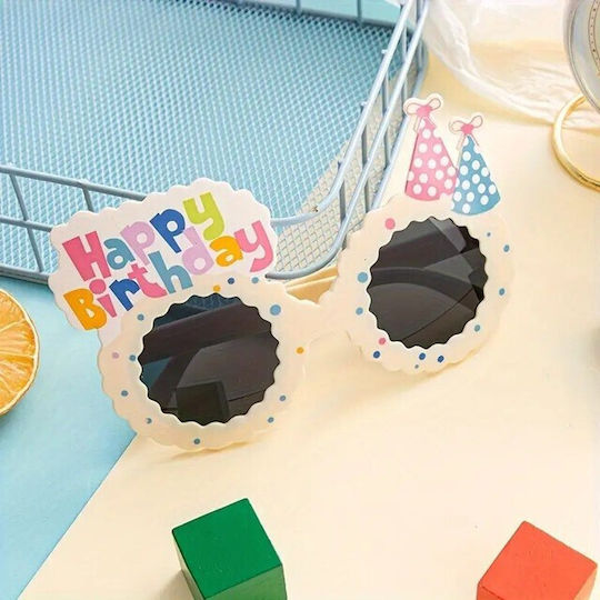 Ochelari Decorativi Alista Home Party Din Abs Unisex Design La Mulți Ani 13.5 X 8.5 Cm Bej