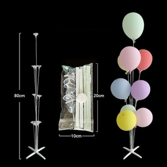 Balloon Stand Alista Home Four Layers 9 Balloons 80 Cm Transparent