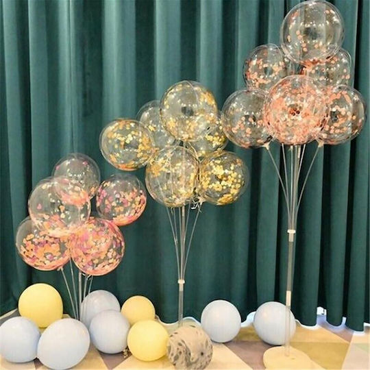 Balloon Stand Alista Home Four Layers 9 Balloons 80 Cm Transparent