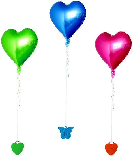 Set 4 Gewichte Helium Ballon Alista Home 32 Gramm 8 Gramm Jedes Kunststoff Herzform Mehrfarbig