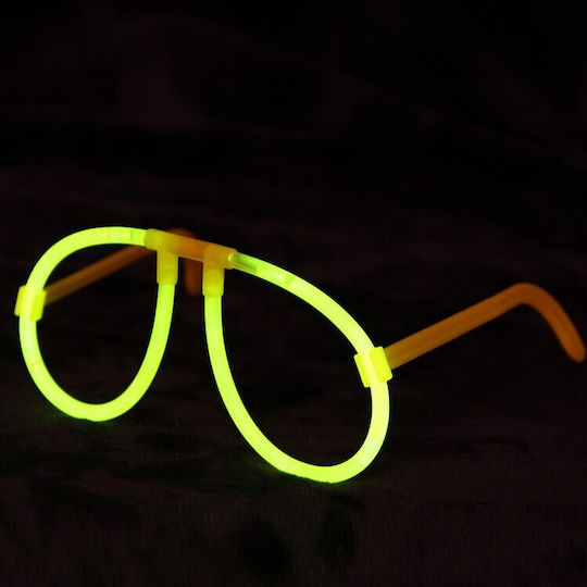 Decorative Glasses Alista Home Plastic Fluorescent Party Accessory Yellow