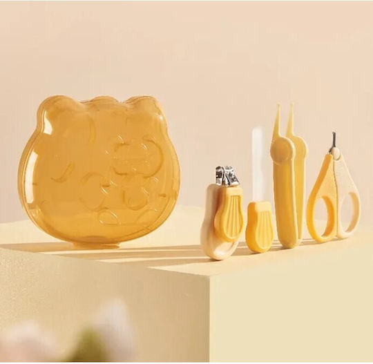 Alista Home Set Îngrijire Unghii Bebe Galben 4 Bucăți