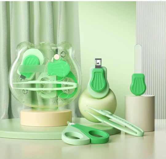 Alista Home Set Îngrijire Unghii Pentru Bebeluși Verde 4 Bucăți