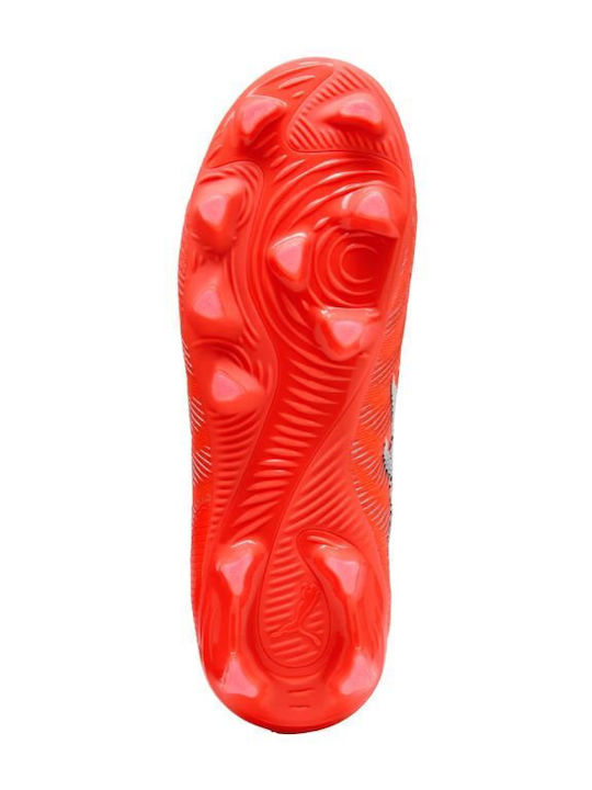 Future 9 Match FG/AG Kids Soccer Cleats & Shoes with Molded Red Outsole
