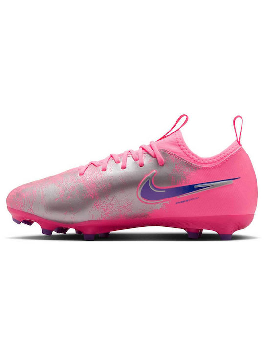 Mercurial Vapor 16 Academy Vinicius Jr FG/MG Детски Футболни Обувки с Бутони Sunset Pulse / Old Royal
