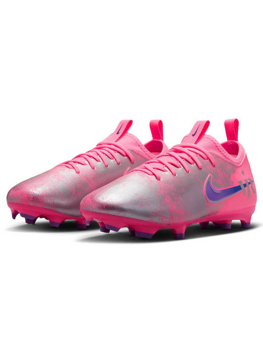 Mercurial Vapor 16 Academy Vinicius Jr FG/MG Детски Футболни Обувки с Бутони Sunset Pulse / Old Royal