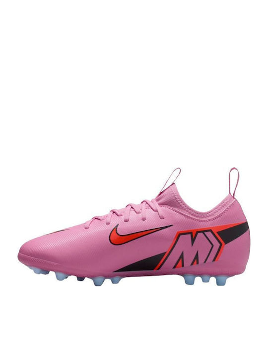 Mercurial Vapor 16 Academy AG Kids Soccer Cleats Molded Pink