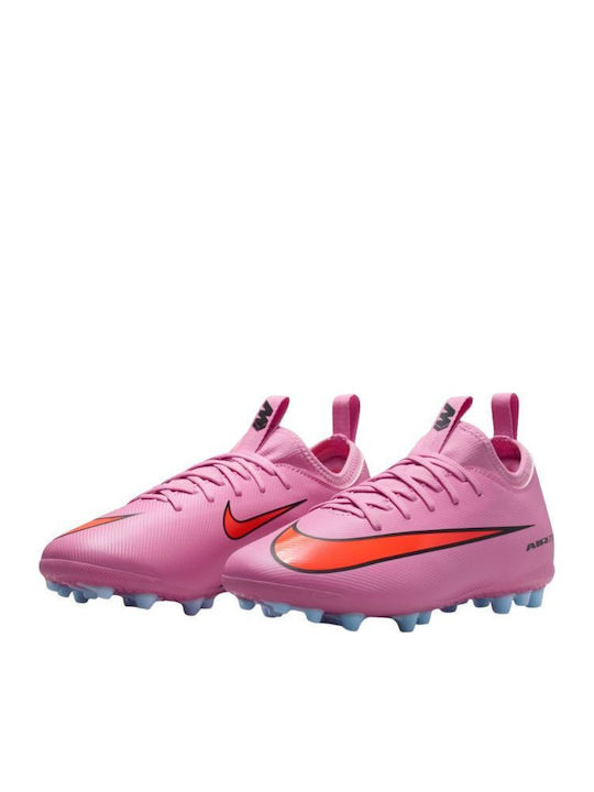 Mercurial Vapor 16 Academy AG Kids Soccer Cleats Molded Pink
