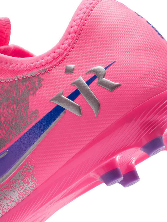 Mercurial Vapor 16 Academy Vinicius Jr FG/MG Детски Футболни Обувки с Бутони Sunset Pulse / Old Royal