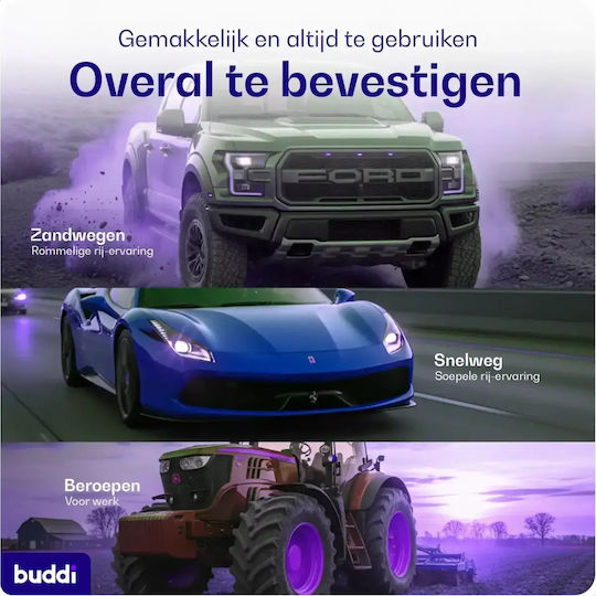 Buddi MagWay Βάση Κινητού Αυτοκινήτου με Μαγνήτη Μαύρη