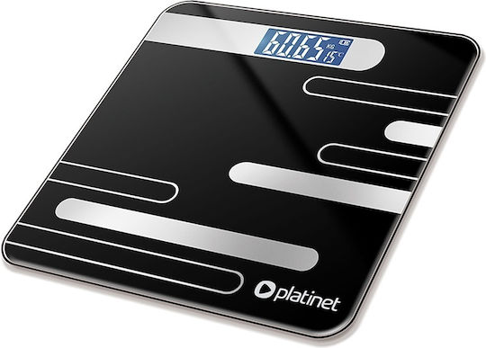 Platinet Digitale Badezimmerwaage 180kg Schwarze