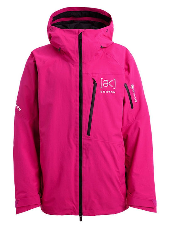 Burton 100021B69P Ανδρικό Μπουφάν Gore-Tex για Σκι & Snowboard Μωβ