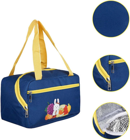 Alista Home Geantă Izotermică De Mână Pentru Prânz Școlar 6.4 Litri Albastră 21x20x30cm