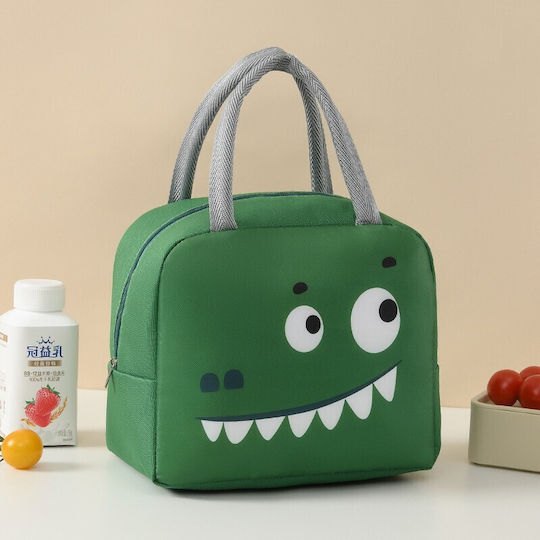 Alista Home Genți De Prânz Pentru Copii Izotermic De Mână Verde 19x14x22cm