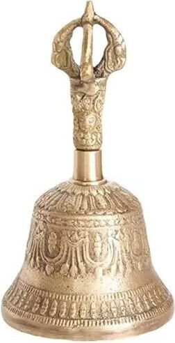 Θιβετιανό Κουδούνι Καμπάνα Dorje Ραβδί Meditation Bell 12cm Θιβετιανό Κουδούνι Καμπάνα Dorje Ραβδί Meditation Bell 12cm