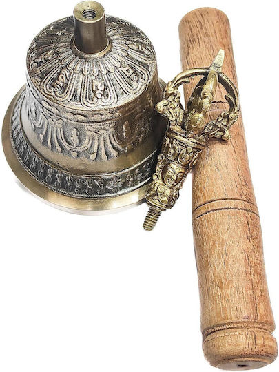 Clopot Tibetan Dorje Baston Clopot De Meditație 12cm