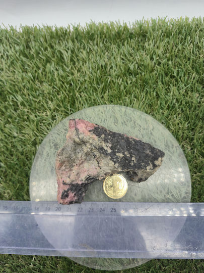 Raw Rhodonite 247gr Natural Semi Precious Stone