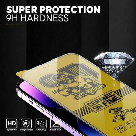 Alista Home Film Ceramic De Protecție Hd Transparent 9h Oppo A57s Cu Margini Negre