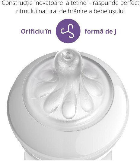 Philips Natural Tetine din Silicon cu Flux Rapid pentru 6+ luni 6 bucăți
