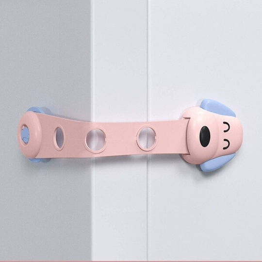 Alista Home Siguranță Pentru Dulap și Sertar Din Plastic Roz 24x5x2cm