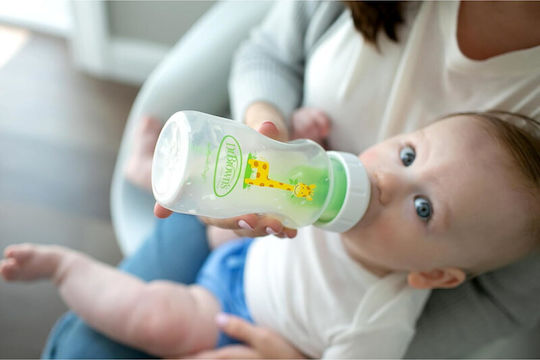 Dr. Brown's Plastic Baby Bottle Anti-colic with Silicone Teat Brown 270ml