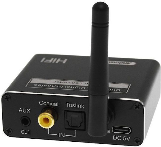 Andowl Bluetooth 5.0 Receiver Usb Output Port Q-t231 3in1 Wireless Receiver Player