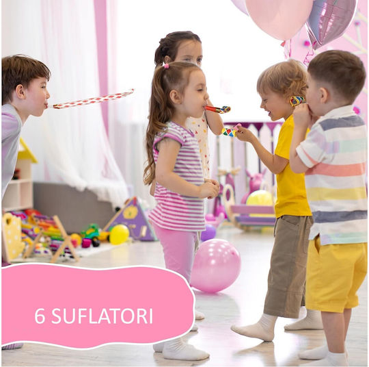 Set 6 Blowouts Alista Home Happy Birthday Collection 19 X 11 Cm Made Cardboard Plastic Paper Multicolor
