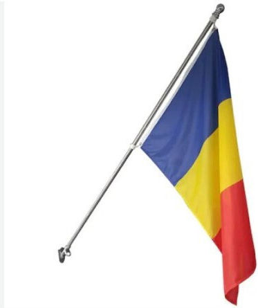Rumänien Flagge Polyester mit Einsatz 150x90cm