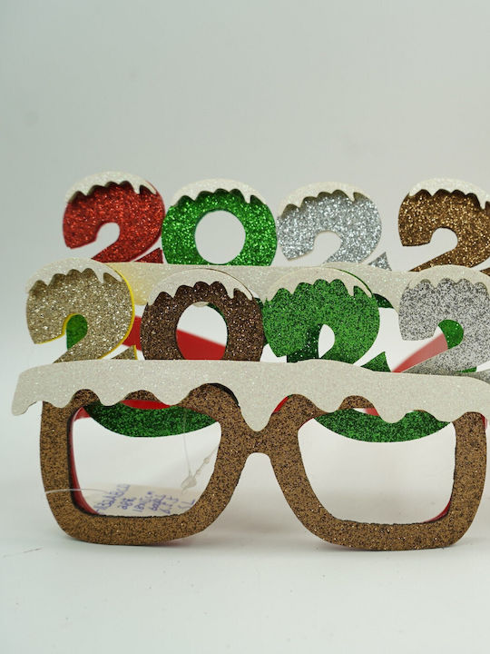 New Year's Eve Party Glasses 2022 Brown Plastic Polyester Alista Home