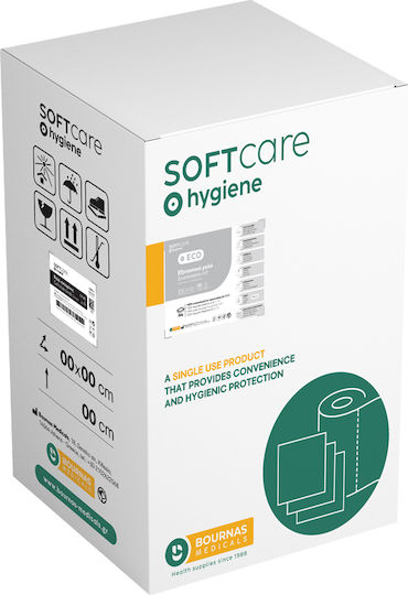 Soft Care Eco Standard 2 Straturi Hârtie & Pe Role Pentru Mese De Examinare 39cm X 50m & 50cm X 50m Eco Albe