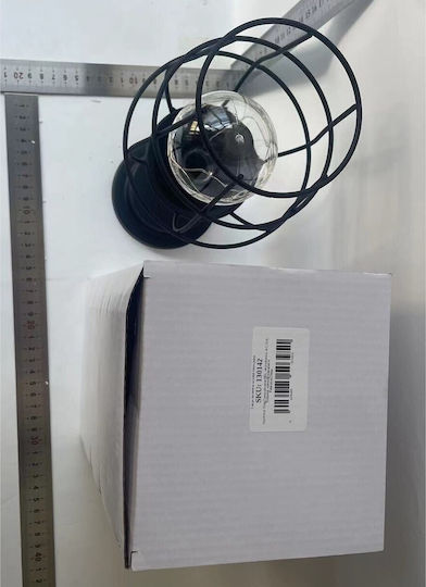 Декоративна LED Лампа Alista Home Модел Чаша За Вино Батерийно Захранване 13 X 13 X 28 См Черна Основа Топло Бяла Светлина