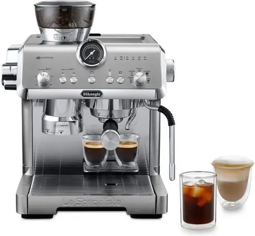 De'Longhi La Specialista Automatic Espresso Machine 1550W Pressure 19bar for Cappuccino with Grinder Silver