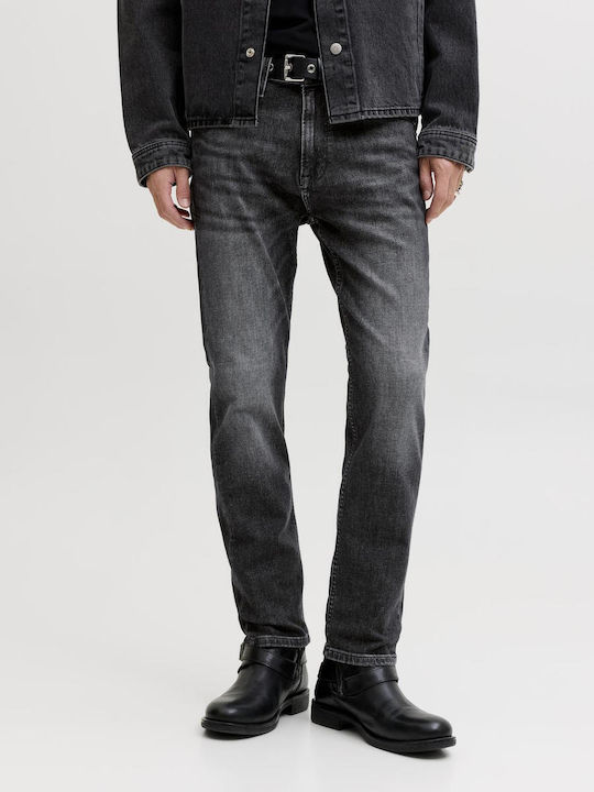 Men's Jeans Pants with Regular Fit Black Denim