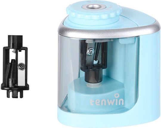 Ascuțitor Electric Semi-Automat Alista Home Plastic 2 Baterii Aa Nu Sunt Incluse 6.5 X 6.5 X 7.5 Cm Albastru