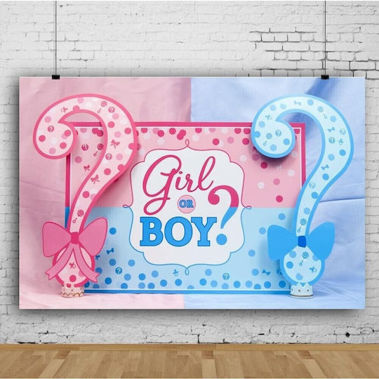 Banner Pentru Petrecere Alista Home Design Fata Baiat Tema Dezvăluire Gen 150 X 100 Cm Albastru Roz