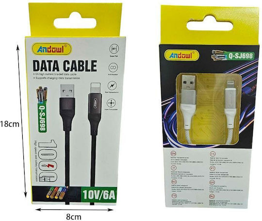 Andowl USB-A to Lightning Cable 1m Q-SJ698