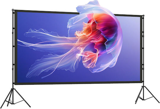 HomCom Οθόνη Προβολής Projector Δαπέδου 16:9 / 120"